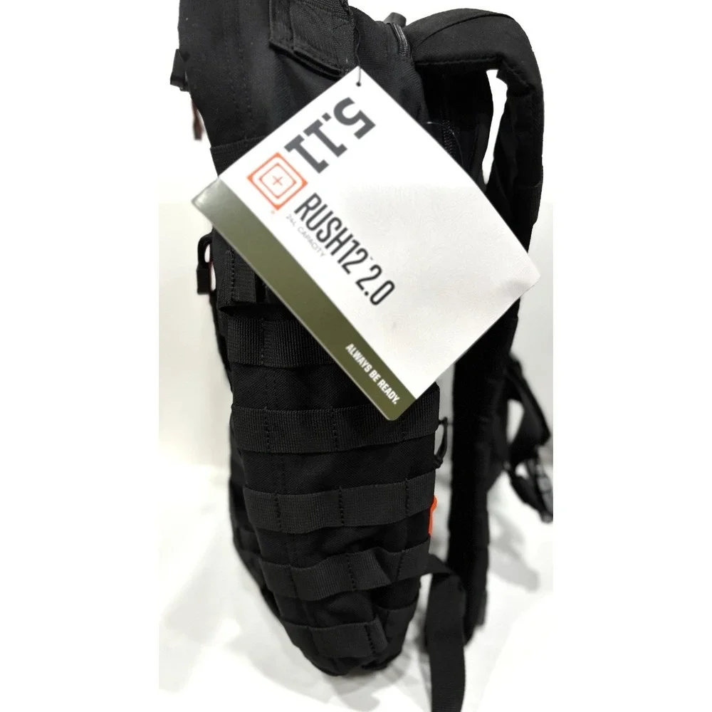 5.11 Tactical Rush 2.0 Backpack 24L Black MOLLE CCW Laptop Tactical Pack NWT